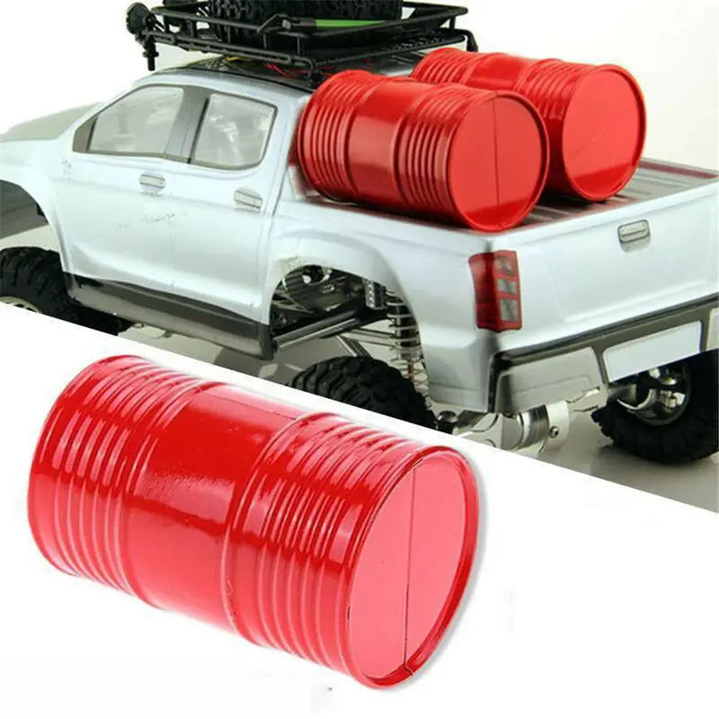 1Pc Oil/Gas Drum Tank Container For 1/10 Cc01 Scx10 Tamiya Rc4wd Rock Crawler Rc Car Parts 1