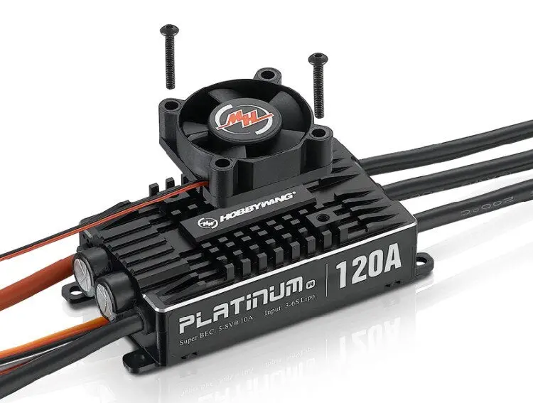 1Pc Original Hobbywing Platinum Pro V4 120A 3-6S Lipo Bec Empty Mold Brushless Esc For Rc Drone Aircraft Helicopter 1