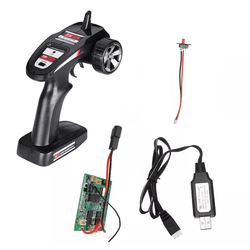 1Pc Rbrc 2.4G 4Ch Transmitter Circuit Board Usb Charging Cable Wire For Sg 1203 Rc Tank 1