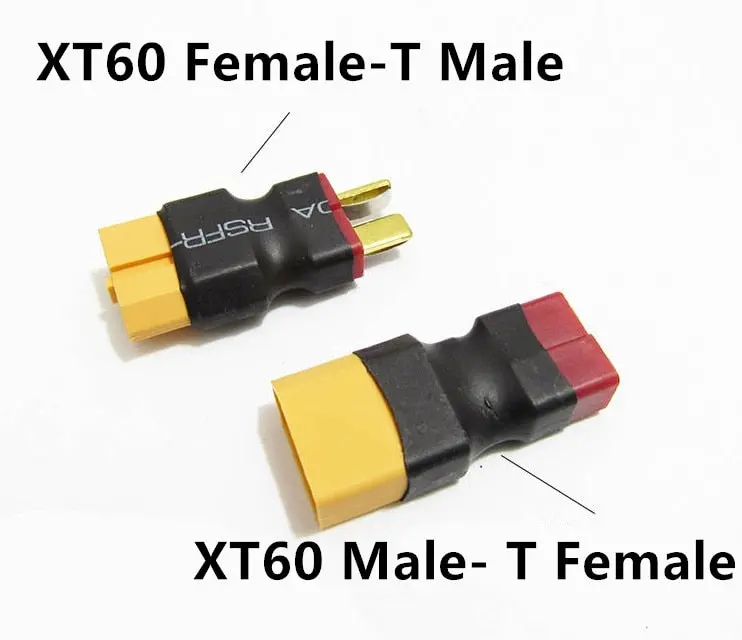 1Pc Rc Xt60 Male/Female To Deans Plug T Female/Male Connector Adapter Car Plane Helicopter Quadcopter Lipo Battery Rc Parts 1