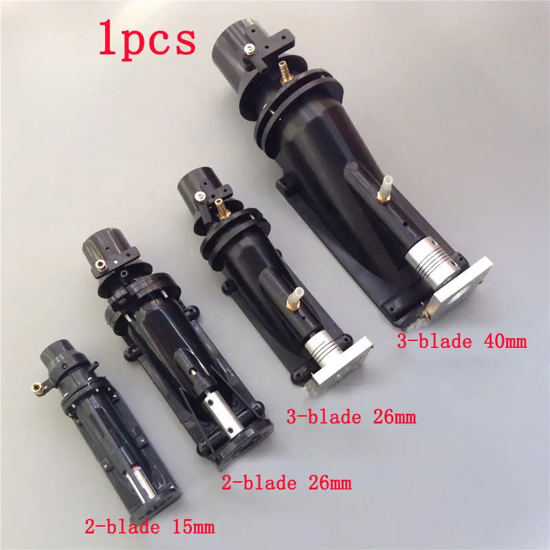 1Pcs 15Mm 26Mm 40Mm Water Jet Boat Pump Spray Thruster 2-Blade/3-Blade Propellers W/Coupling Shaft For Rc Model Boats 1