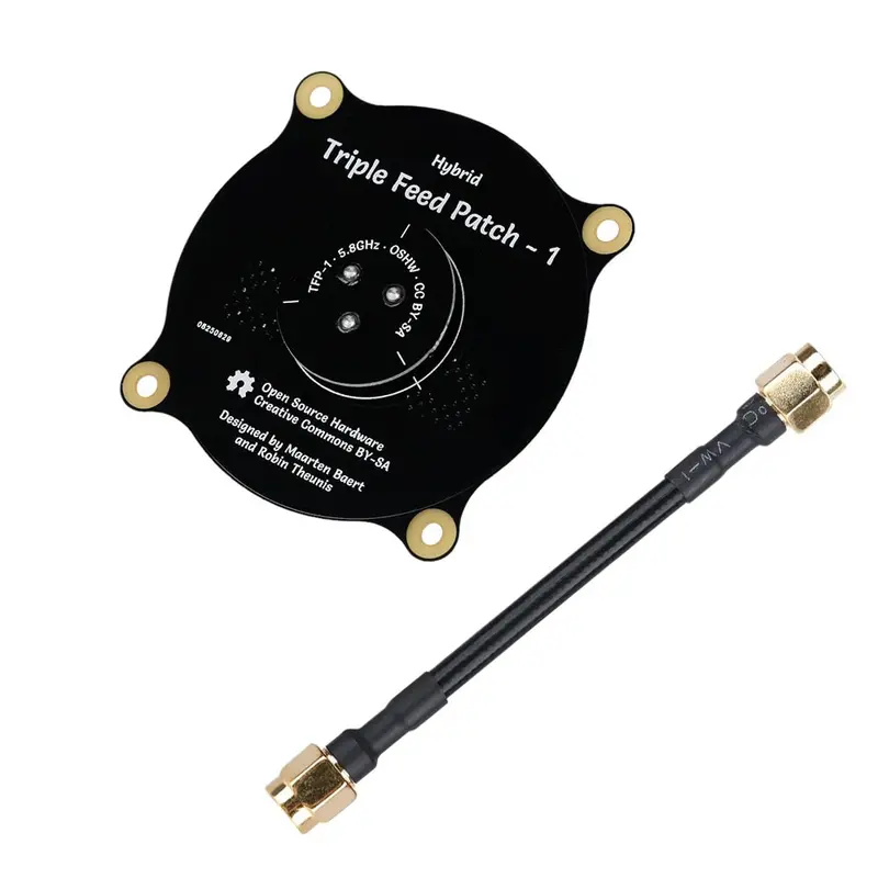 1Pcs 5.8Ghz Triple Feed Patch Antenna Sma Directional Circularly Polarized Antenna 1