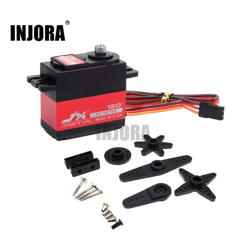 1Pcs Jx Pdi-6221Mg 20Kg Large Torque Digital Coreless Servo For Rc Car Crawler Rc Boat Helicopter Rc Model 1