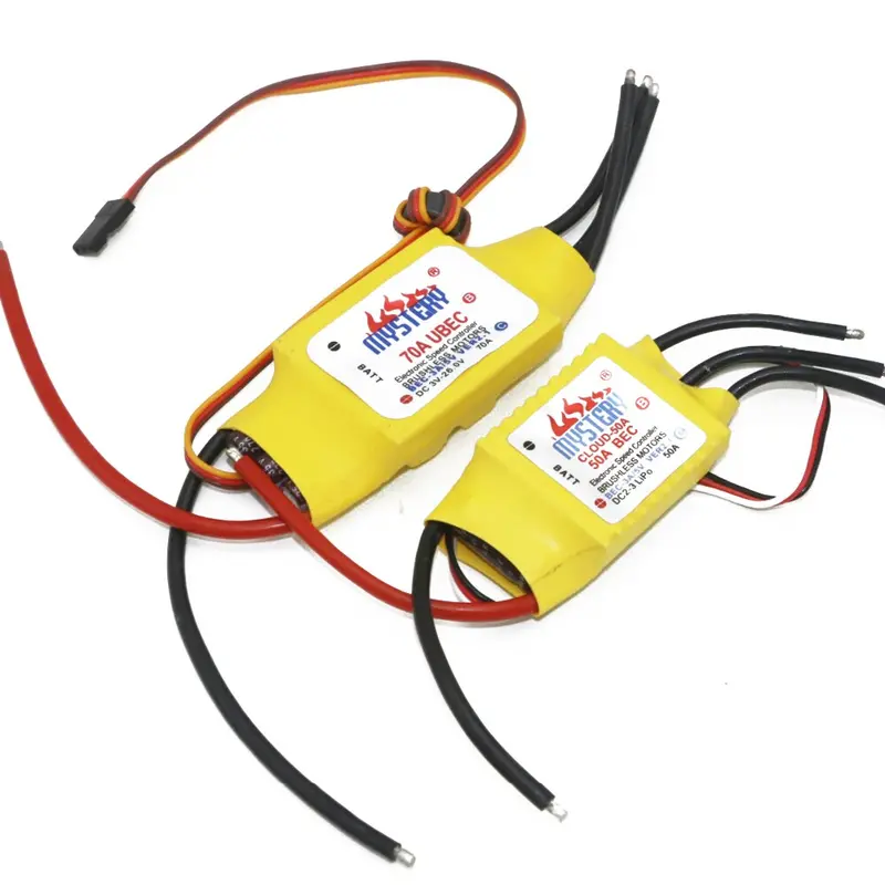 1Pcs Mystery Cloud 10A/20A/30A/40A/50A/60A/70A/80A/100A/200A Brushless Esc With Bec For Rc Airplane Helicopter 1