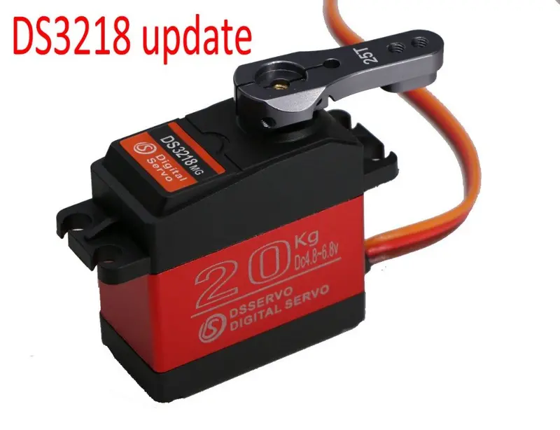 1Pcs Waterproof Servo Ds3218 Update High Speed Metal Gear Digital Servo Baja Servo 20Kg/.09S For 1/8 1/10 Scale Rc Cars Part 2