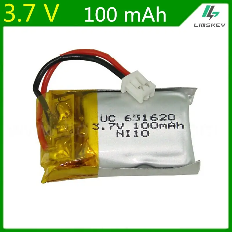 1S 3.7V 100Mah Lipo Battery For Cheerson Cx10 Cx-10 Cx-10A Rc Quadcopter Spare Parts 3.7V 100Mah Li-Po Battery 1.25Mm Plug 1Pcs 2