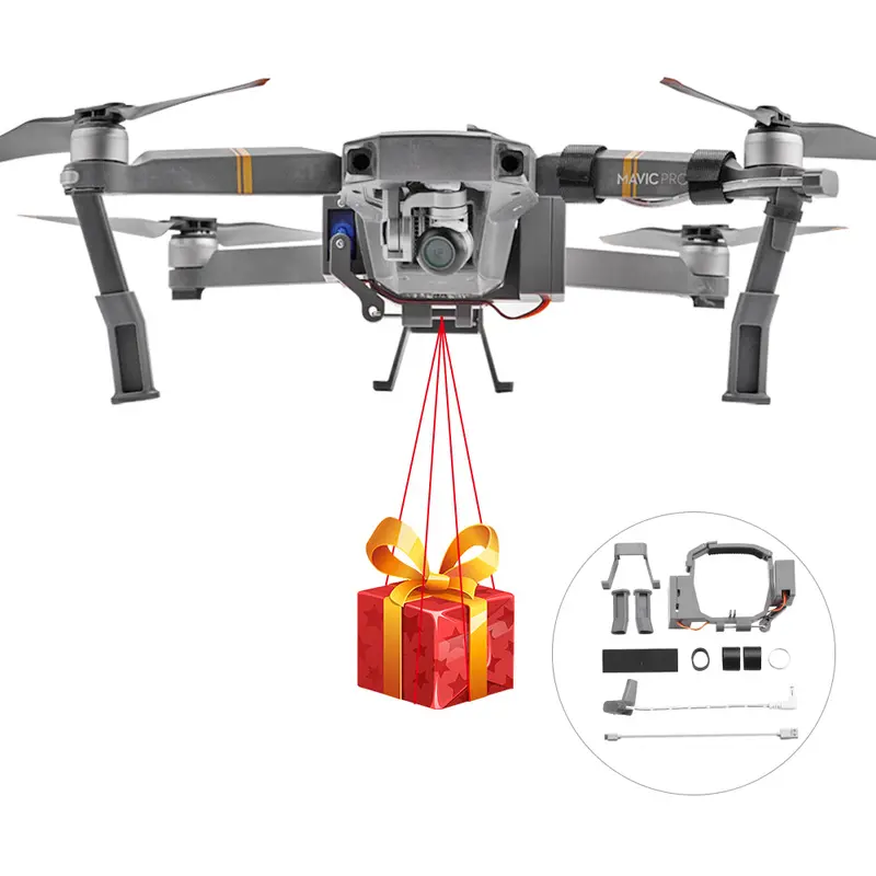 1Set Professional Wedding Proposal Delivery Device Dispenser Thrower Drone Air Dropping Transport Gift Rc Quadcopter Parts For Dji Mavic Pro/Mavic Pro Platinum 1