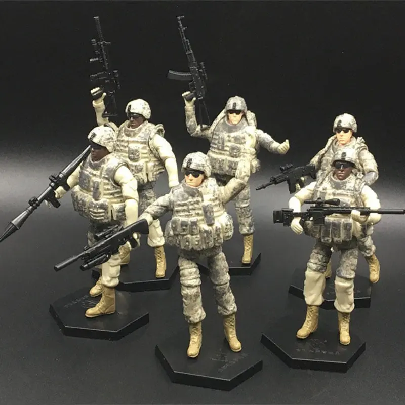 1Set With Box Assemble Military Soldier Model 101St Airborne Division (Air Assault) Building Blocks Toys Model Kits For Kids 1