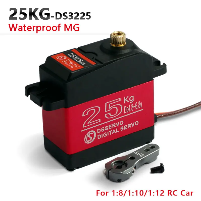 1X Ds3225 Update Servo 25Kg Full Metal Gear Digital Servo Baja Servo Waterproof Servo For Baja Cars+Free Shipping 1