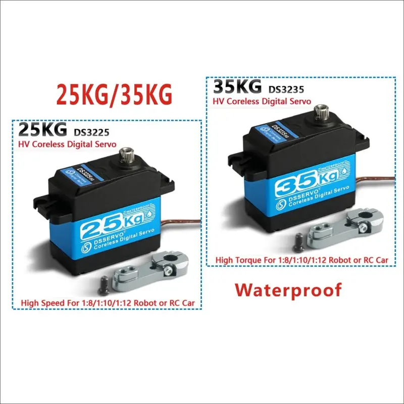 1X35kg /25Kg High Torque Coreless Motor Servo Ds3235 And Ds3225 Stainlesssg Waterproof Digital Servo For Robotic Diy,Rc Car 1