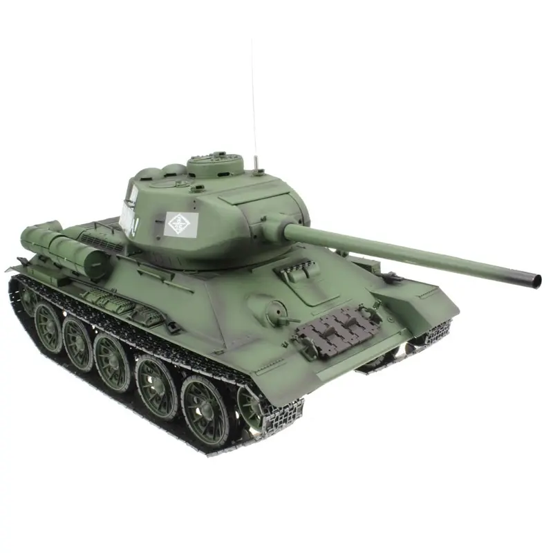 2.4G 1/16 Russian Army T34 T-34/85 Rc Battle Tank World War Ii Model Gift Toy 1