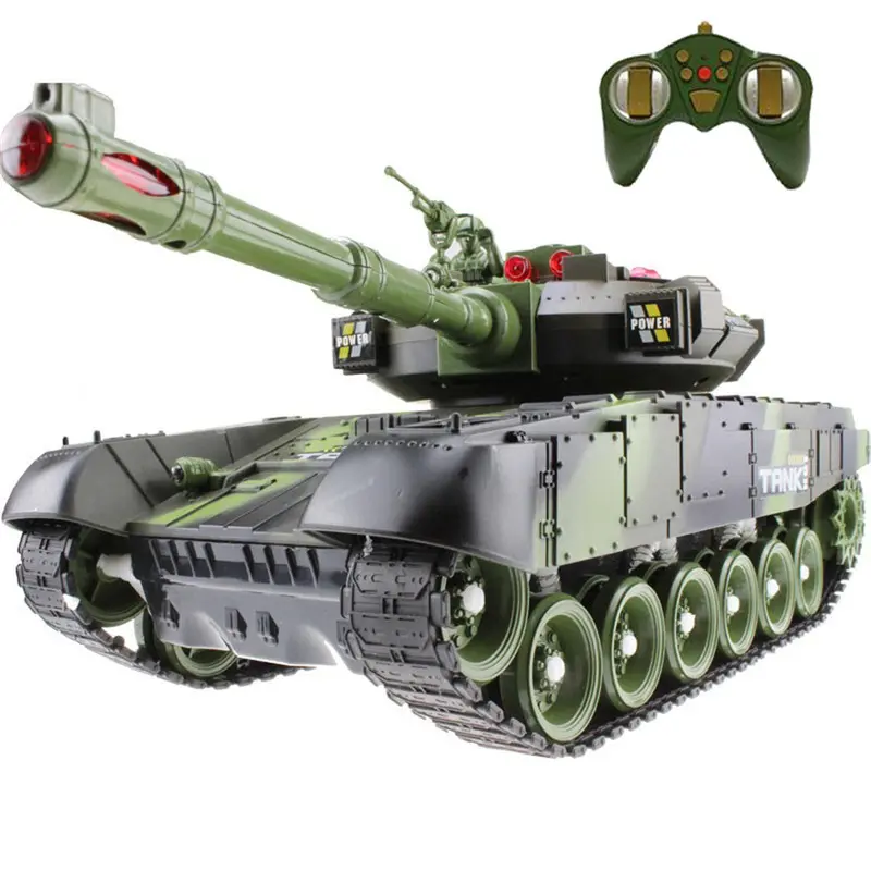 2.4G 10Ch Electric Battle Rc Tank For Russian T90 Support Multi-Player Infrared Army Model 1