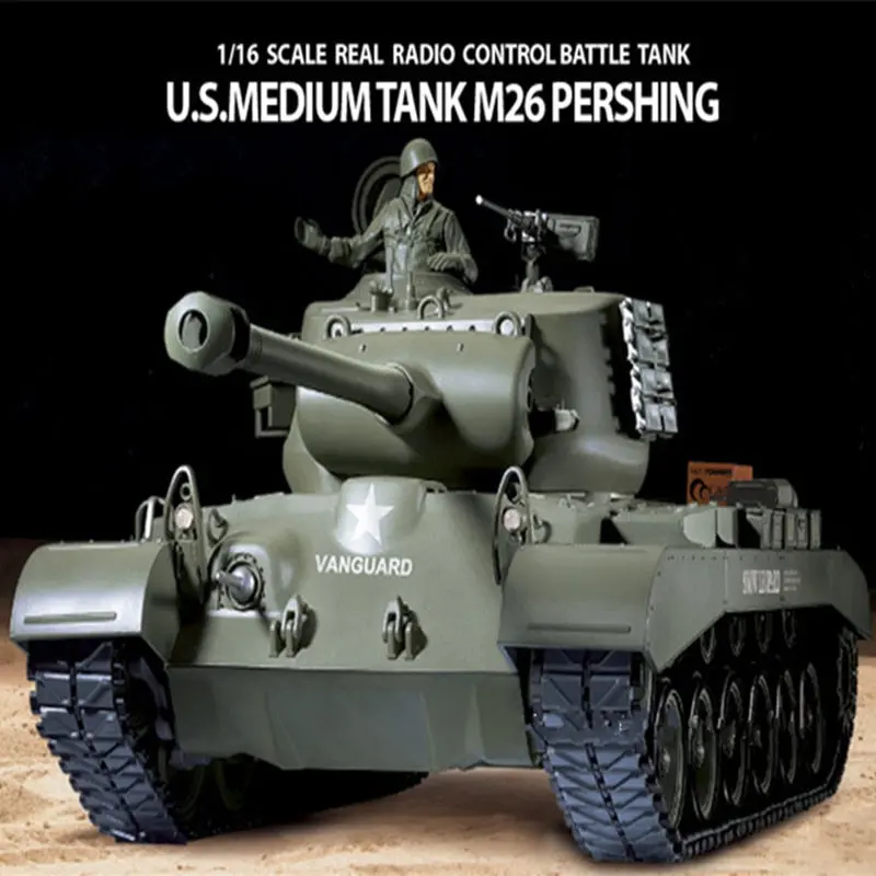 2.4G 1:16 Scale Remote Control Rc Battle Tank With Bb Bullet Shoot Simulation Smoking And Sound Rc Battle Tank 320 Degree Rotate 1
