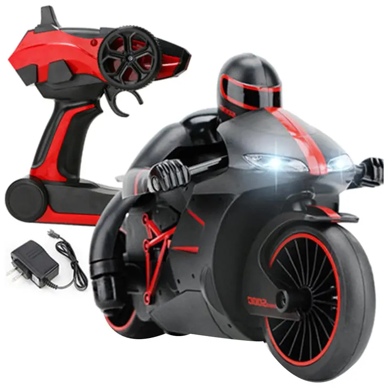 2.4G Mini Fashion Rc Motorcycle With Cool Light High Speed Rc Motorbike Model Toys Remote Control Drift Motor Toys For Kids Gift 1