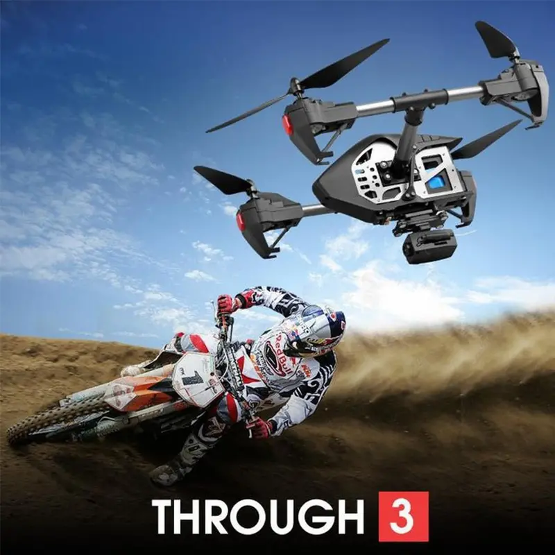 2.4G Professionl Drone Met Wifi Fpv Hd Camera Real Time Rc Helicopter Jd-11 Aircraft Remote Control Rtf Attitude Hold Quadcopter 1