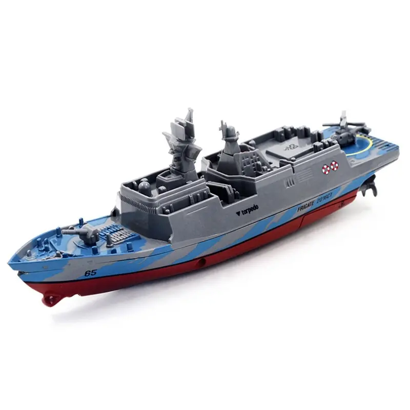 2.4G Remote Control Boat 4 Channels Double 612 Motors Mini Electric Sport Rc Boat Waterproof Rechargeable Rc Frigate Model Toy 1