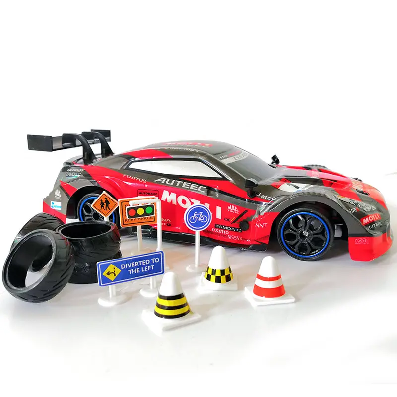 2.4Ghz 4Wd Drive Rapid Drift Rc Car Gtr Radio Control Off-Road Vehicle Drift High Speed Model Car 4
