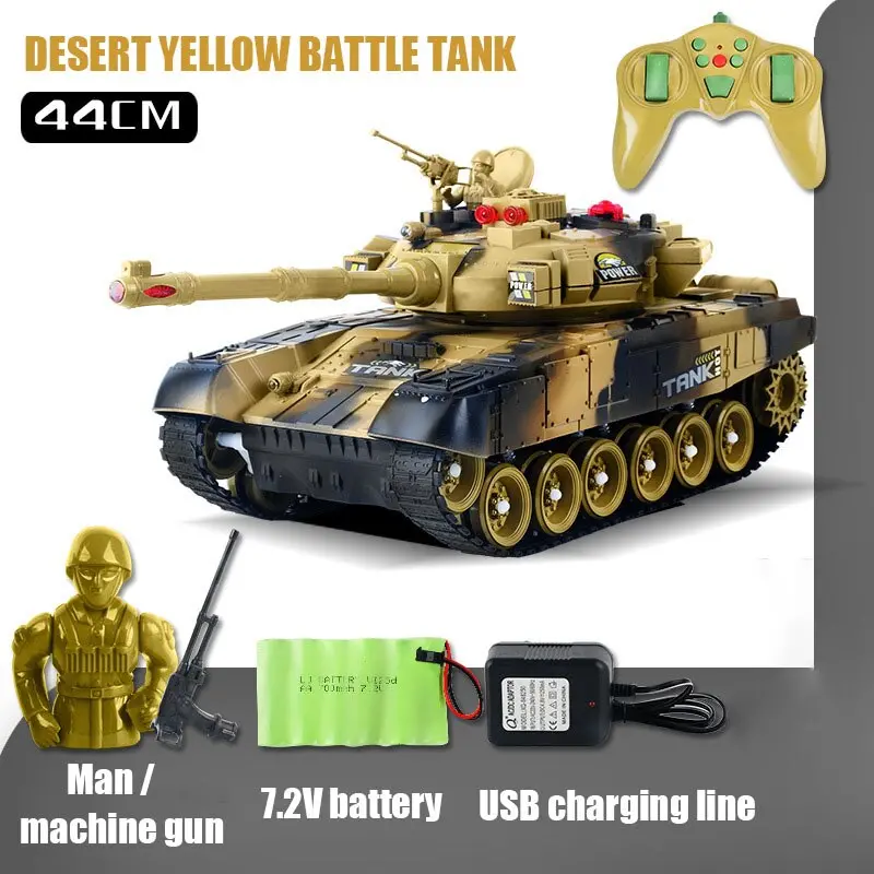 2.4Ghz Super Remote Control Tank Can Be Used To Launch Off-Road Crawler Remote Control Car Boy Toy When Charging Battle 1