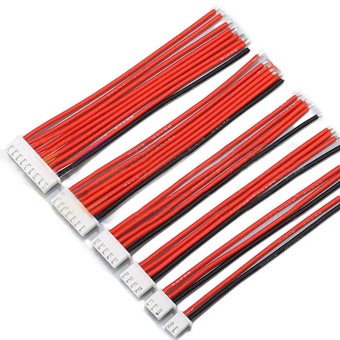 2.54Xh 22Awg 13Cm 1S 2S 3S 4S 6S 8S Balance Cable Silicone Wire For Lipo Batteries 1