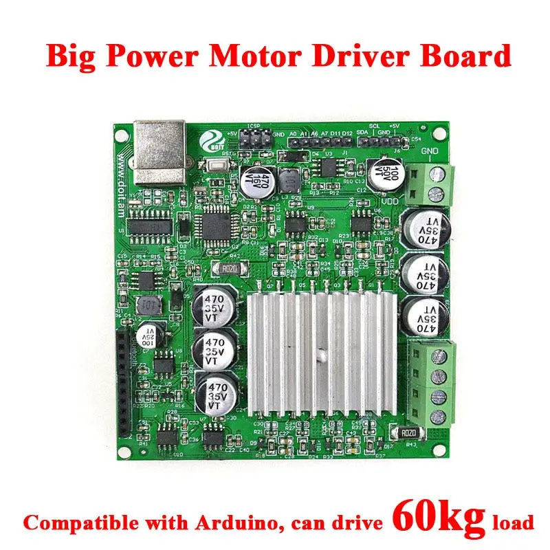 2 In 1 Big Power Motor Driver Control For Arduino Shield Board Diy Large Load Rc Robot Smart Tank Car Wifi Bluetooth By Ps2 Toy 1