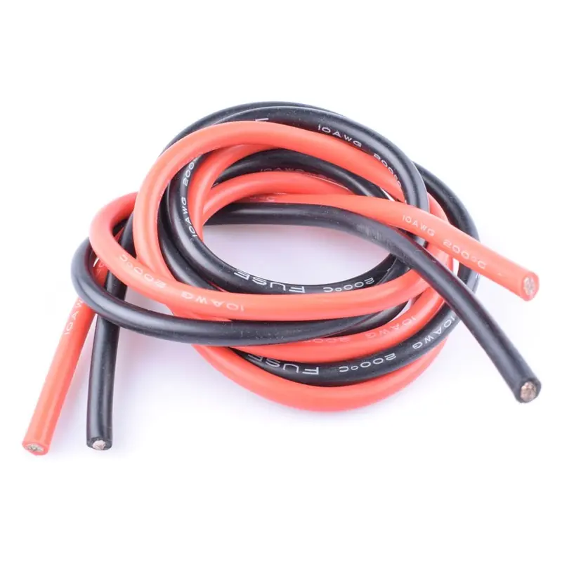 2 Meter/Lot 10Awg 12Awg 14Awg 16Awg 18Awg 20Awg Super Soft Flexible Factory Made Electric Copper Silicone Wire Cable 1