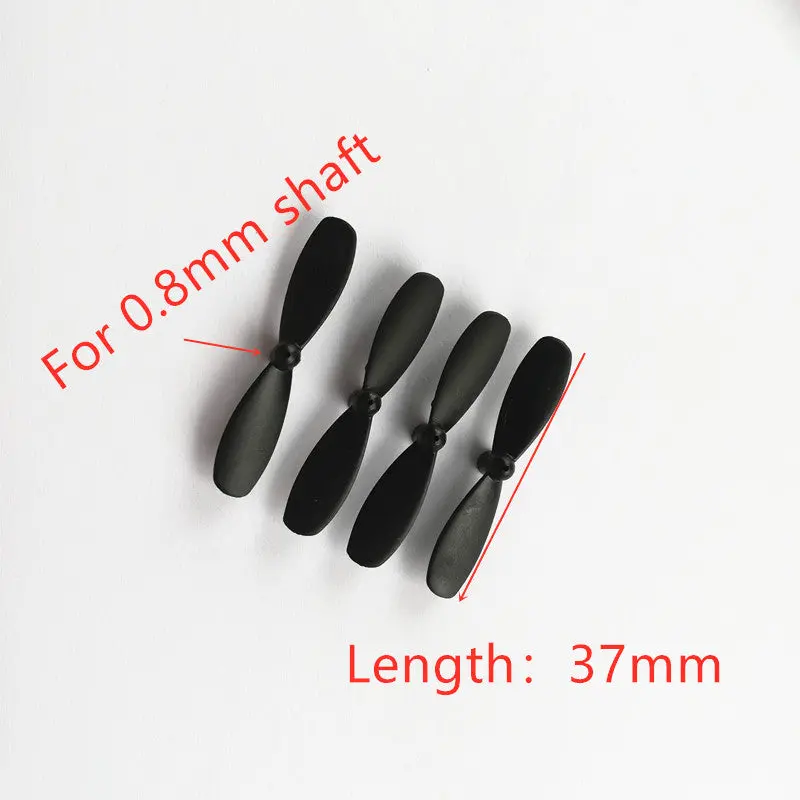 2 Pairs Cw/Ccw Propeller Props Blade For Rc 37Mm Mini Racing Drone H49 Quadcopter Aircraft Uav Spare Parts Accessories Component 1
