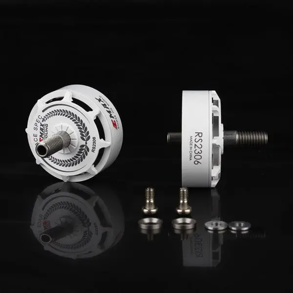 2 Pc Emax Rs2306 Motor Rotor For White Black Edition Spec Racing Motor Cw Screw Thread With Screws 1