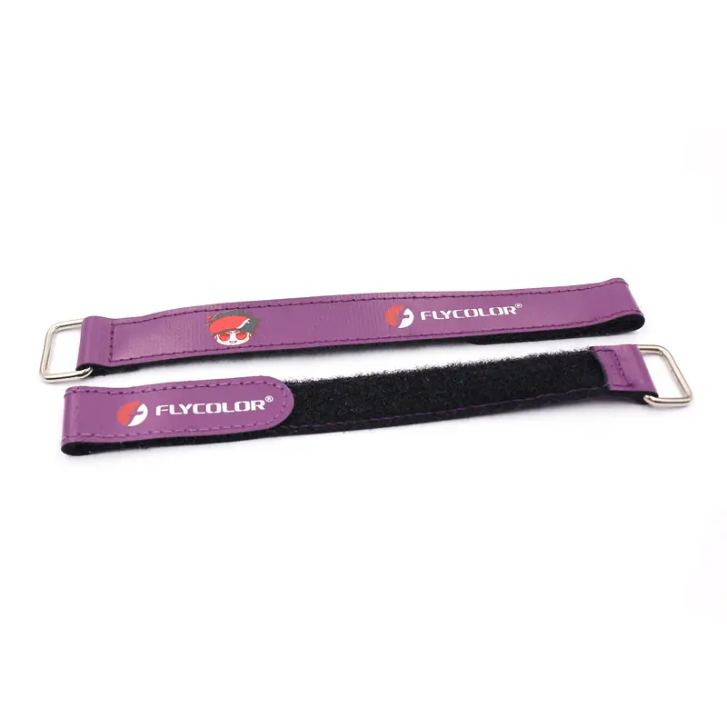2 Pcs Flycolor 3X18.5Cm Lipo Battery Strap Anti-Slip For Rc Drone Fpv Racing Frame Kit 1