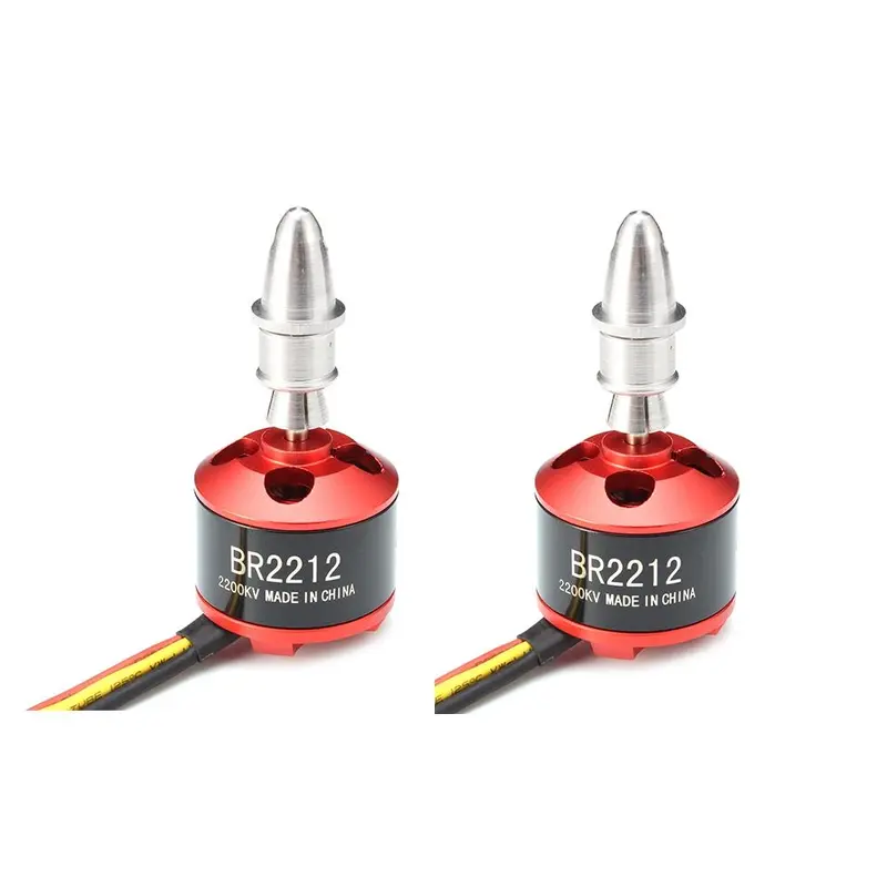 2 Pcs Racerstar Br2212 2200Kv 2-3S Brushless Motor For Rc Models 1