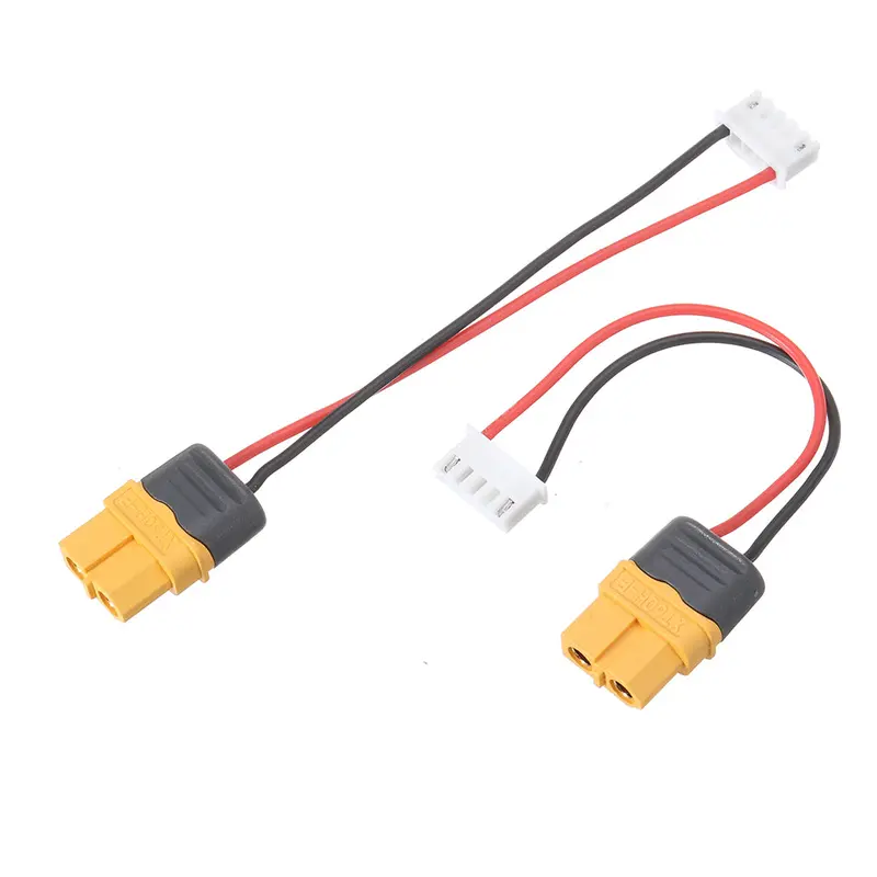 2 Pcs Uruav Xt60 Male Connector To Xh Connctor Plug Charging Cable For 4-6S Lipo Battery For Parallel Charge Board 1