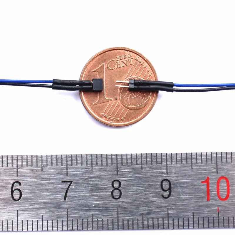 2-Pin Micro Connector With Pin Pitch 1.0Mm Micro Quick Plug Wired Connector For Decoder Connection/Laisdcc Brand 1