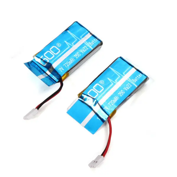 2 X Wltoys V931 Rc Heli Parts 3.7V 720Mah 25C Upgraded Battery 1