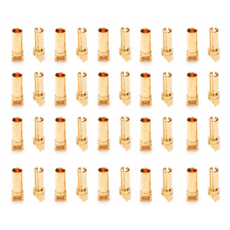 20 Pairs Amass 3.5Mm Banana Plug Am-1001C Male & Female For Rc Models 1