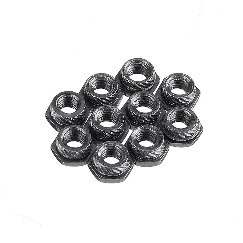 20 Pcs Flywoo Plating Carbon Steel M3 Hexagonal Screw Insert Lock Nut  For Rc Drone Fpv Racing 1
