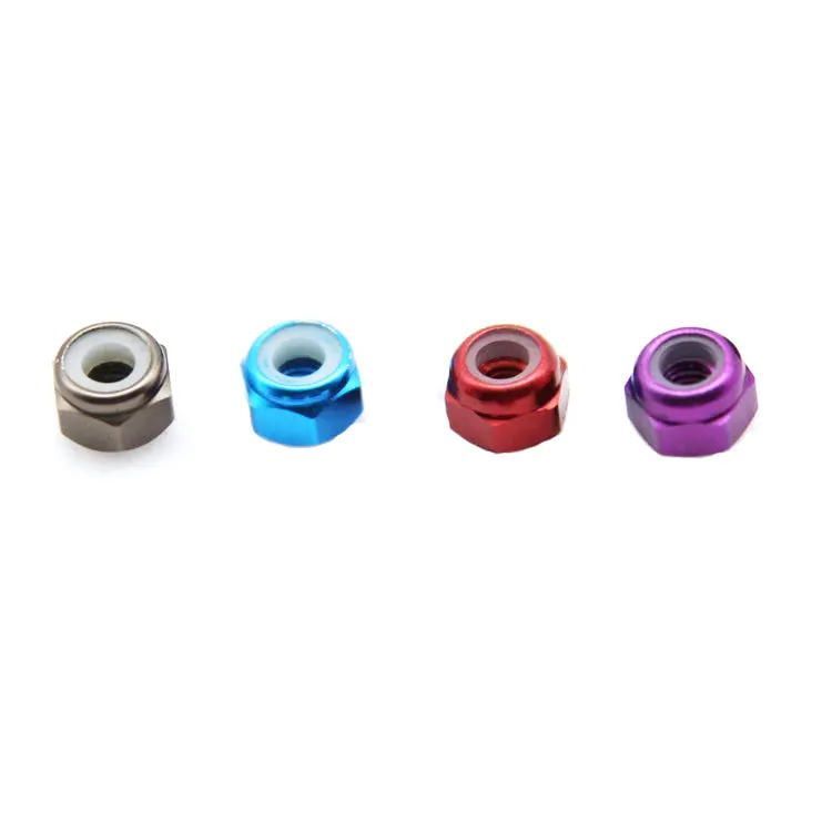 20 Pcs M3 Screws Nut 6061 Meterial Nylon Glue Ring For Rc Fpv Racing Brushless Motor 1