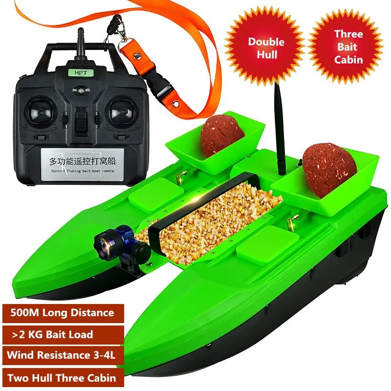 2018 New Large Intelligent Automatic Remote Control Dipping Boat 500M 2Kg 4 Level Wind Resistance Feeding Hook Rc Bait Ship Boat 1