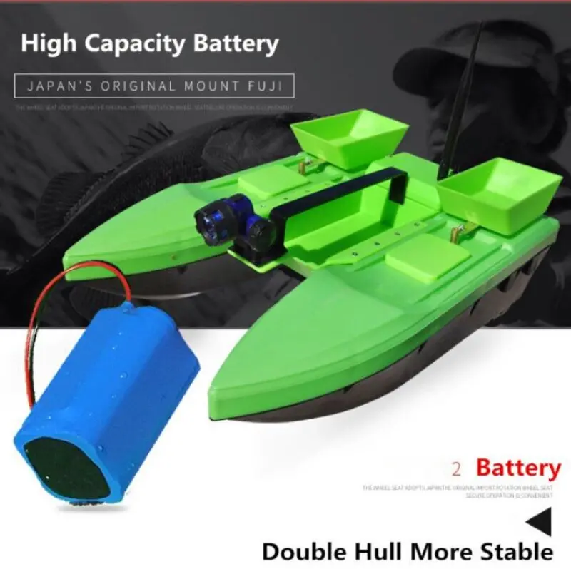 2018 New Large Intelligent Automatic Remote Control Dipping Boat 500M 2Kg 4 Level Wind Resistance Feeding Hook Rc Bait Ship Boat 4