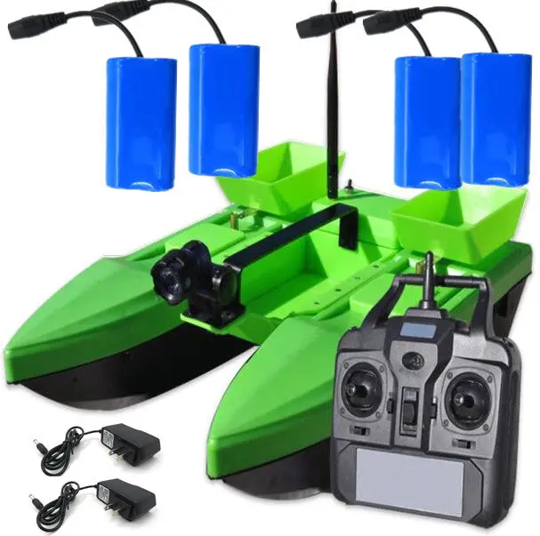 2018 New Large Intelligent Automatic Remote Control Dipping Boat 500M 2Kg 4 Level Wind Resistance Feeding Hook Rc Bait Ship Boat 4