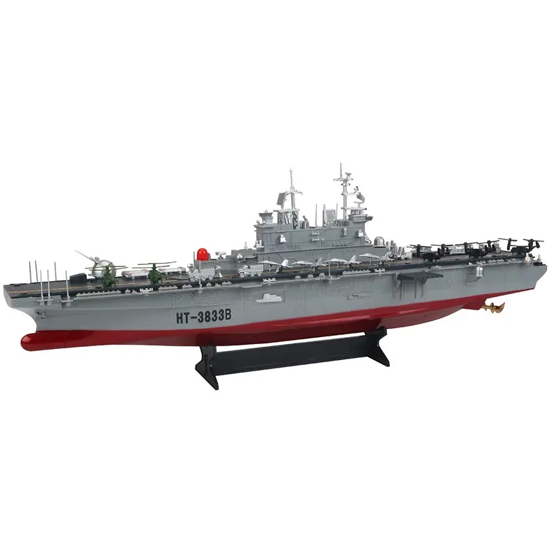2019 Hot Sale 1:360 2.4G Rc Navy Amphibious Assault Ship Marine Warship Model Educational Toy Gift For Kid Children Adult Toy 1