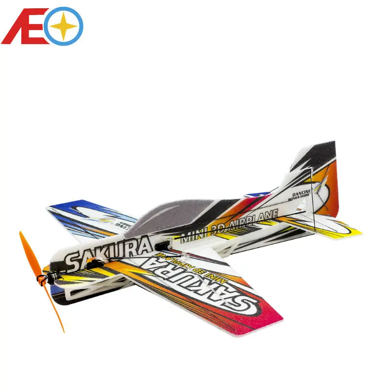 2019 New Epp Micro 3D Indoor Airplane Sakura Lightest Plane Kit (Unassembled )Rc Airplane Rc Model Hobby Toy Hot Sell Rc Plane 1
