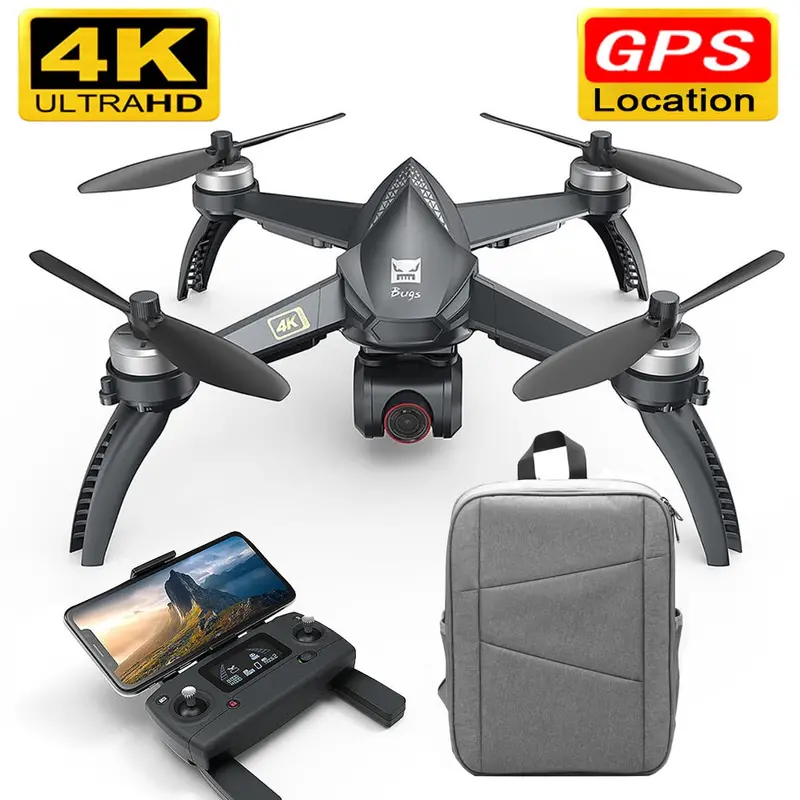 2019 New Mjx B5w Drone Gps Brushless 5G Rc Quadcopter Upgraded 4K Wifi Dron Fpv Camera Hd Auto Return 20Min Drones Time Toys 1