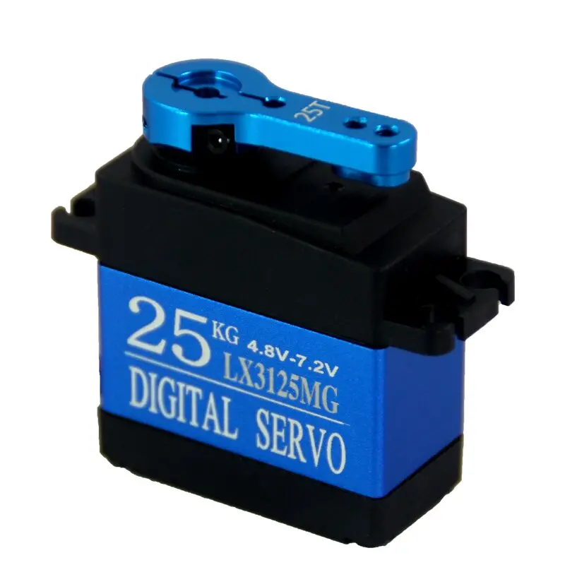 2019 New Waterproof 25Kg Metal Gear Servo Large Torque Hv 7.2V Full Metal Gear Digital Servo For Rc Car Traxxas Hsp Baja Rc Toys 1