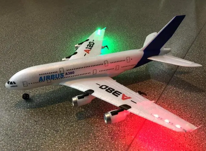 2019 New Wltoys Airbus A380 Airplane Toys 2.4G 3Ch Rc Airplane Fixed Wing Plane Outdoor Toys Drone A120-A380 Rc Plane Toys 1