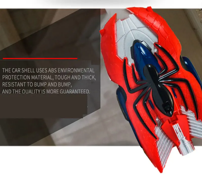 2019 Spider Man Rc Wall Climbing Super Racing Car Remote Control Car With Led Light Early Education Best Gift For Child 1