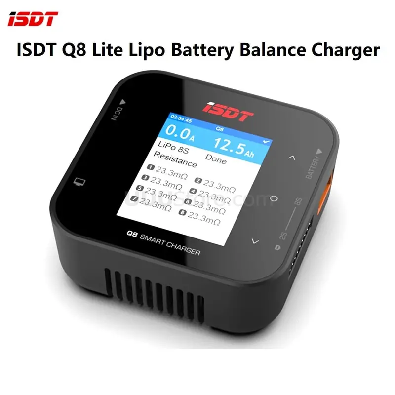 2020 New Isdt Q8 Lite 500W 20A 2-8S Pocket Lipo Battery Balance Charger For Lilon Lipo Lihv Nimh Pb Rc Models 1
