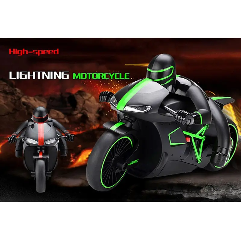 20Km/H Speed 4 Channels Led Light Motorcycle Rc Racing Drift Motorbike Two-Wheeled Motor Vehicle Toy Kids Remote Control Toys 1