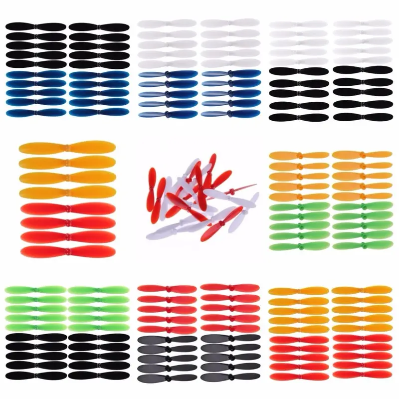 20Pcs 8Pcs 4Pcs 24Pcs X4 H107l/C/D Quadcopter Propeller Blades Spare Parts Quadcopter Propeller For Hubsan X4 H107c H107d H107l 1