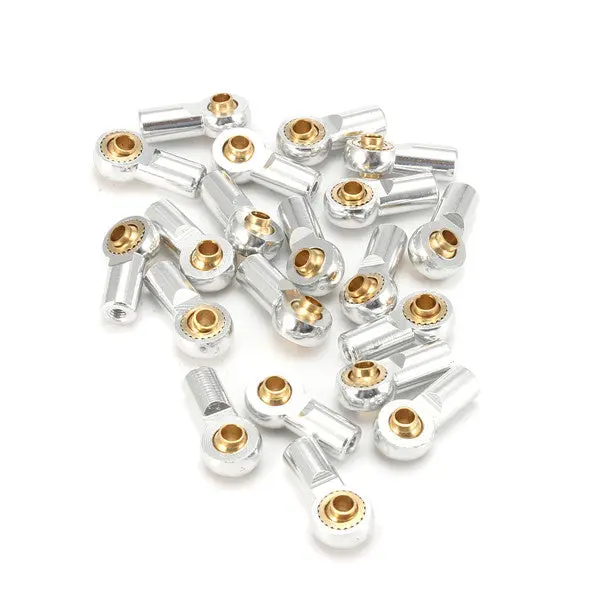 20Pcs Aluminum M3 Link Rod End Ball Joint Cw Ccw For 1 10 Rc Car Crawler Buggy 1