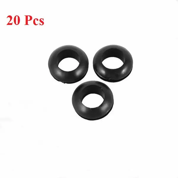 20Pcs Rubber Wiring Grommets Ring Cable Protector 5/6/7/8Mm Inner Dia 1