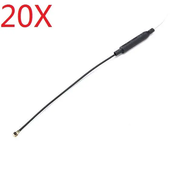 20X 3Dbi Brass 2.4G Receiver Antenna Omni Directional Ipex Port Compatible Futaba Jr Wfly 1